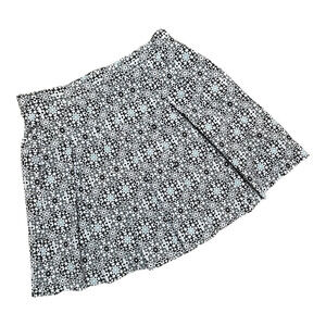 🍀 𝅺WILSON Gray White Geometric Pattern Pleated Tennis Skirt Women’s Size 10